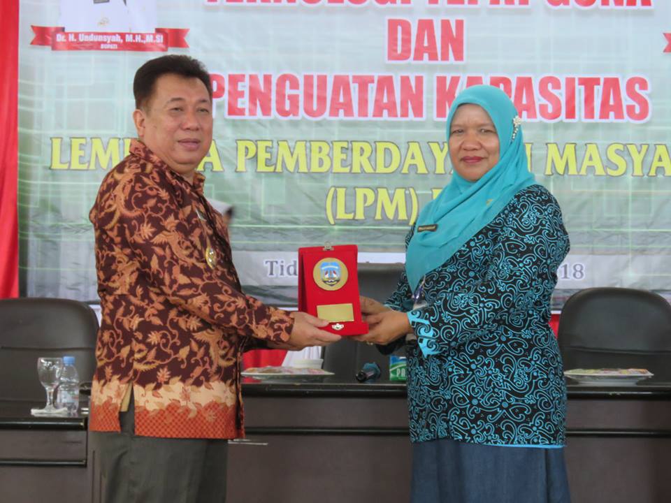 Sosialisasi Teknologi Tepat Guna dan Kegiatan Penguatan Kapasitas LPM Desa Tahun 2018